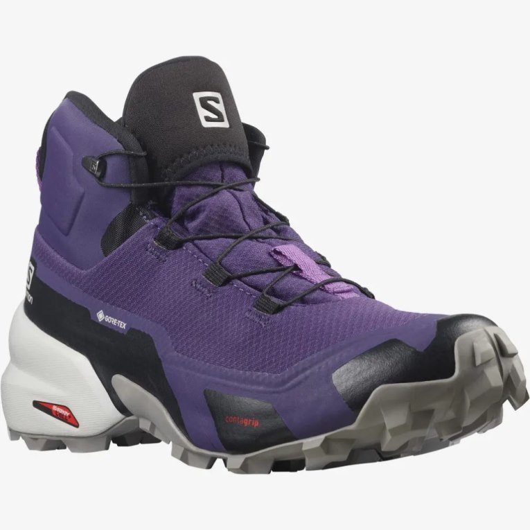 Botas Caminhada Salomon Cross Hike Mid GTX Feminino Roxo | PT Y19674